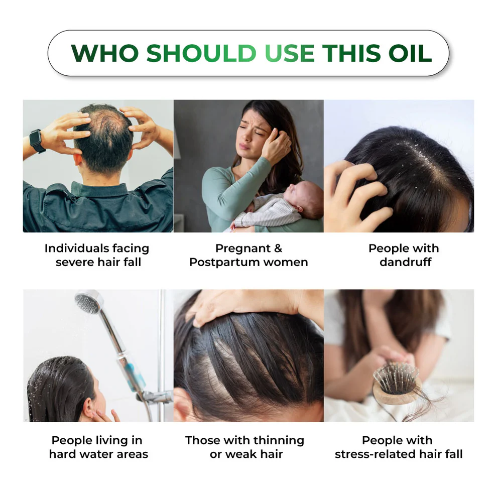 Niconi Herbal Hair Oil Infographics